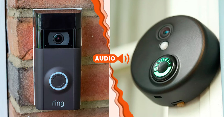 Audio features of SkyBell and Ring systems
