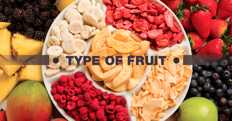 Types of fruit that can be dried in a dehydrator