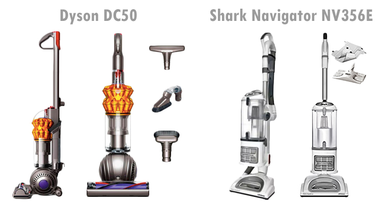Dyson DC50 Animal Compact vs. Shark Navigator NV356E