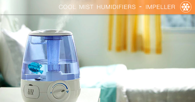 Impeller cool mist humidifier