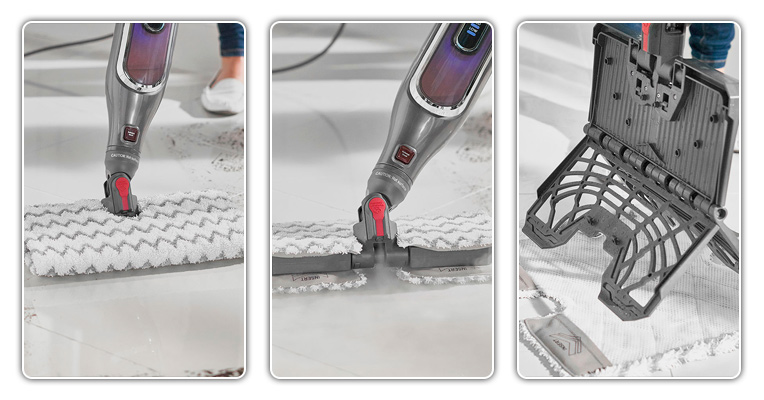 See how to use a Shark steam mop
