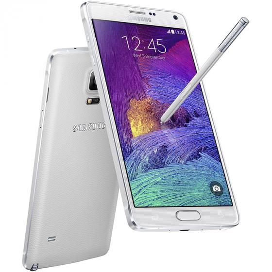 Samsung Galaxy Note 4 (N910v) 32GB Verizon Wireless CDMA Smartphone - Frosted White