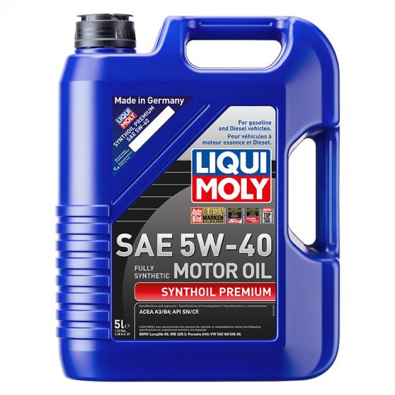 Liqui Moly Synthoil Premium 5W-40 Synthetic Motor Oil