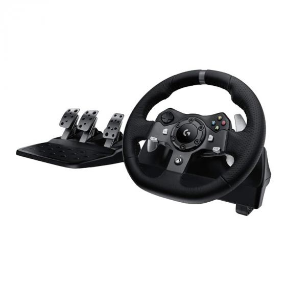 Logitech G920 Dual-Motor Feedback Driving Force Racing Wheel with Responsive Pedals