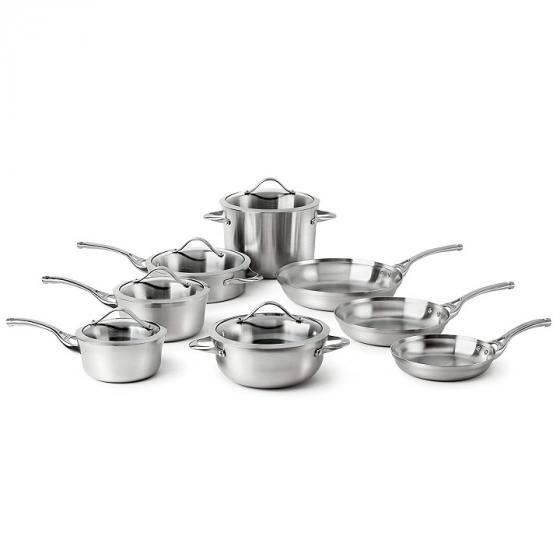 Calphalon Contemporary LR13A Stainless 13-Piece Cookware Set