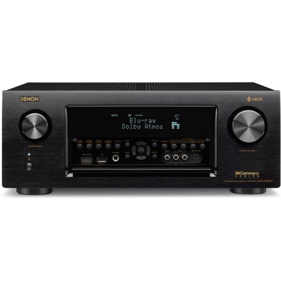 Denon AVR-X4300H 9.2 Channel Full 4K Ultra HD AV Receiver with Built-in HEOS wireless technology featuring Bluetooth and Wi-Fi