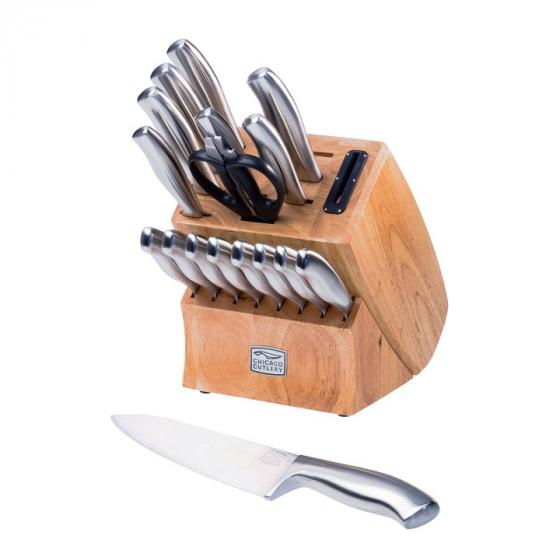 Chicago Cutlery Insignia 1067823 18-Piece Steel Knife Set