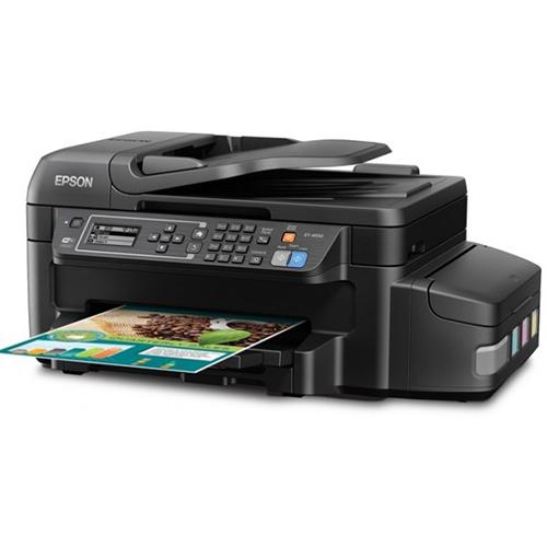 Epson ET-4550 EcoTank Wireless Color All-in-One Supertank Printer with Scanner, Copier, Fax, Ethernet, Wi-Fi, Wi-Fi Direct