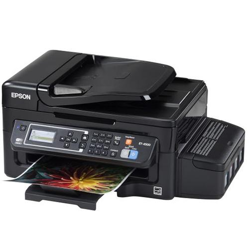 Epson ET-4500 EcoTank Wireless Color All-in-One Supertank Printer with Scanner, Copier, Fax, Ethernet, Wi-Fi, Wi-Fi Direct