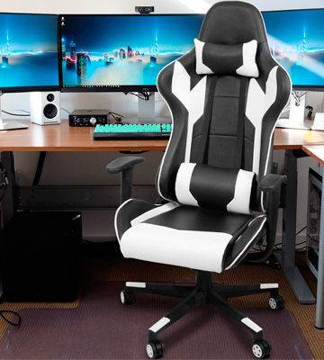 Homall Racing Style Gaming Chair (with Headrest and Lumbar Support) - Bestadvisor