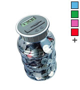 DE Digital Coin Bank Savings Jar