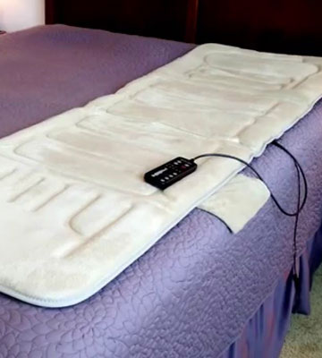 Relaxzen 60-2907P08 10-Motor Massage Plush Mat with Heat - Bestadvisor