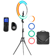 IVISII 19 Ring Light Kit with Remote Controller