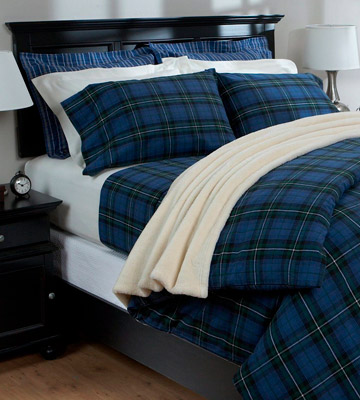 Pinzon by Amazon Blackwatch Plaid Flannel Bed Sheet Set - Bestadvisor