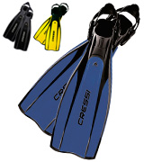 Cressi Pro Light Lightweight Well-Balanced Open Heel Scuba Diving Fins
