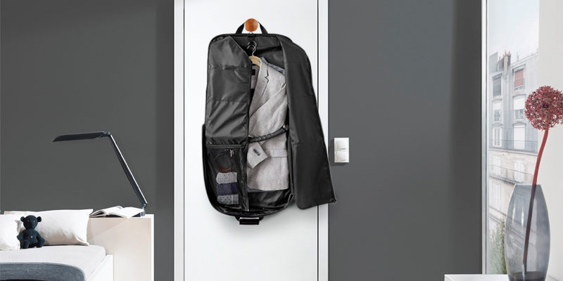 Review of AmazonBasics Premium Travel Hanging Luggage Suit Garment Bag, 21.1 Inch