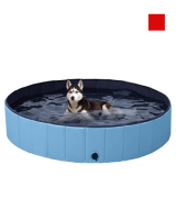 Yaheetech Foldable Hard Plastic Dog Pet Bath Swimming Pool