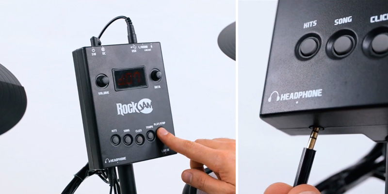 RockJam (DDMESH500) Electronic Drum Set in the use - Bestadvisor