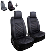 LUCKYMAN CLUB Car Seat Covers for 2 Front Seat Fit Most Sedan SUV Truck Van