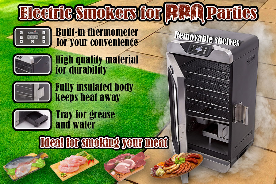 Comparison of Electric Smokers for BBQ Parties