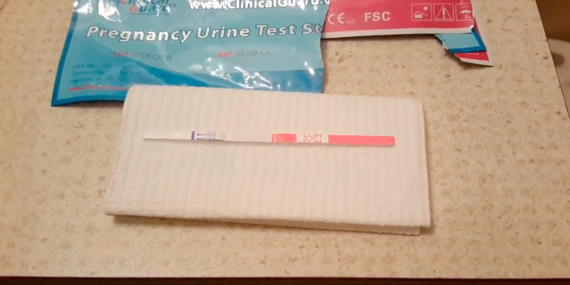 Review of ClinicalGuard 20 HCG Strips Pregnancy Test
