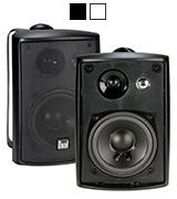 Dual LU43PB 3-Way High Performance Indoor/Outdoor Speakers with Swivel Brackets