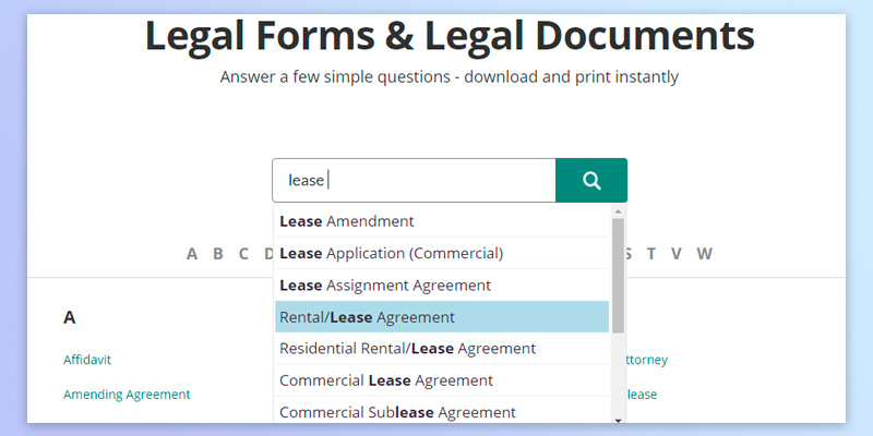 Review of LawDepot Lease Agreement