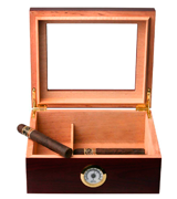 Mantello Cigars GLASSTOP Desktop Royale Humidor