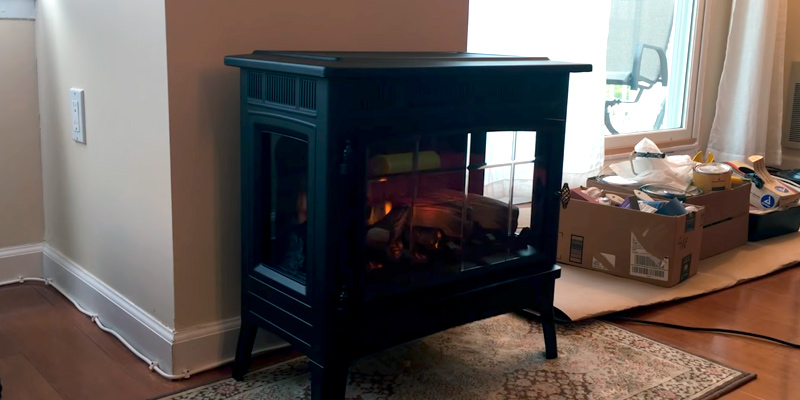 Review of Duraflame DFI-5010-01 Electric Fireplace Stove with 3D Flame Effect