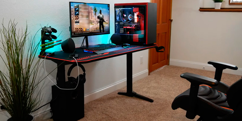 Review of Homall 55 Inch T Shaped Gaming Desk