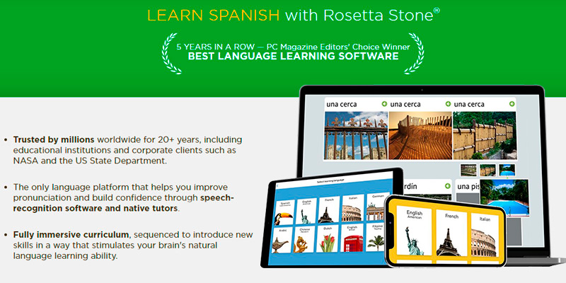 Review of Rosetta Stone Learn Spanish Online