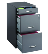CommClad 20205 Hirsh SOHO 3 Drawer File Cabinet