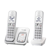 Panasonic KX-TGD532W Expandable Cordless Phone with Call Block and Answering Machine