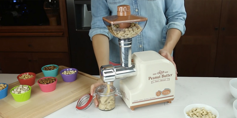 Nostalgia PBM500 Professional Peanut Butter & Nut Butter Maker in the use - Bestadvisor