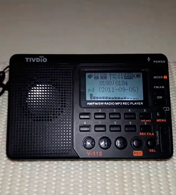 Review of Retekess V115 Portable Shortwave Transistor Radio AM/FM Stereo with MP3 Player Recorder Support T-Flash Card and Sleep Timer