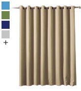 Rose Home Fashion FBA_bl-be-10084 Wide Thermal Blackout Patio Door Curtain Panel