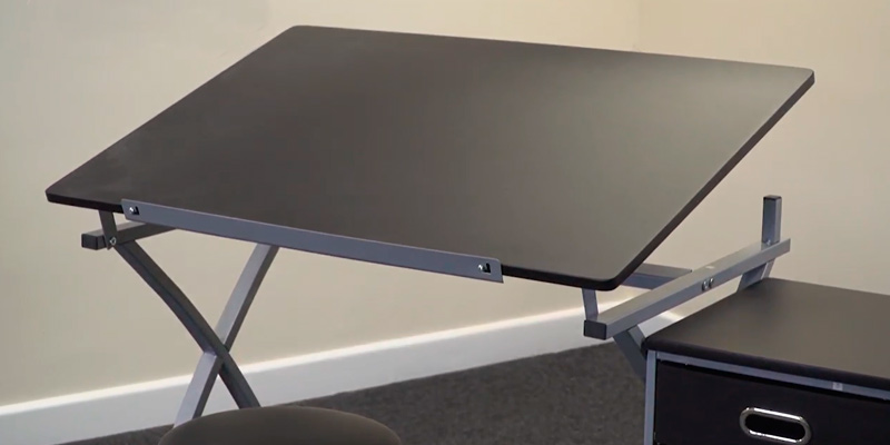 Review of Yaheetech Adjustable/Folding Drawing Table with Stool and Storage