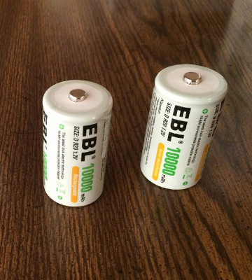 EBL High Capacity Rechargeable D Batteries - Bestadvisor