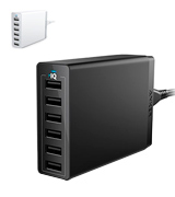 Anker AK-848061074772 6-Port USB Wall Charger (60W)