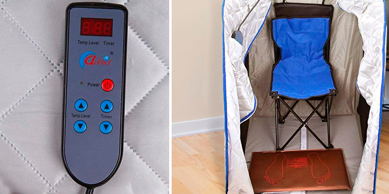 Gizmo Supply XL Therapeutic Portable Infrared Sauna Spa in the use - Bestadvisor