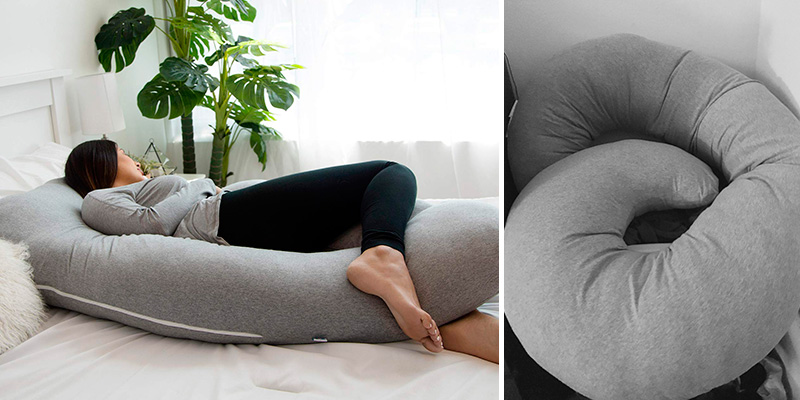 Review of PharMeDoc C Shaped Full Body Pregnancy Pillow with Jersey Cover
