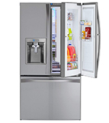Kenmore Elite 73165 28.5 cu. ft. Bottom Freezer Refrigerator with Grab-N-Go Door