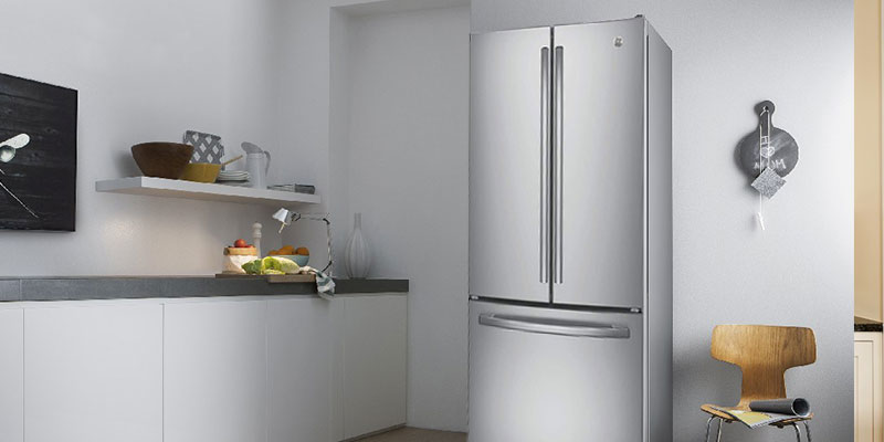 GE GNE25JSKSS 24.8 Cu. Ft. French Door Refrigerator in the use - Bestadvisor