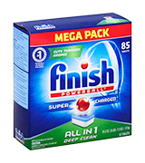 Finish All in 1 Powerball Mega Pack, 85 Tablets