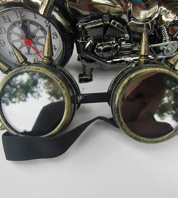 Agile-shop Spiked Retro Vintage Spiked Retro Vintage Victorian Steampunk Goggles Glasses - Bestadvisor