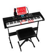 Best Choice Products 61-Keys Beginners Electronic Keyboard Piano Set w/LCD Screen, Headphones