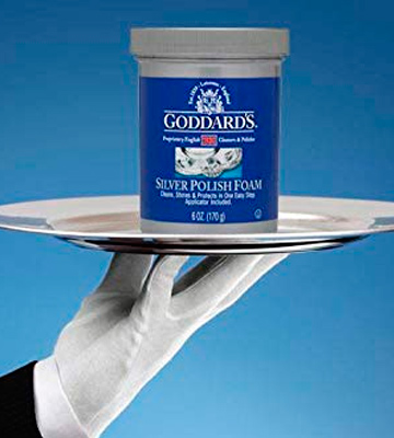 Goddards 6 oz. Silver Polisher - Cleansing Foam with Sponge Applicator - Bestadvisor