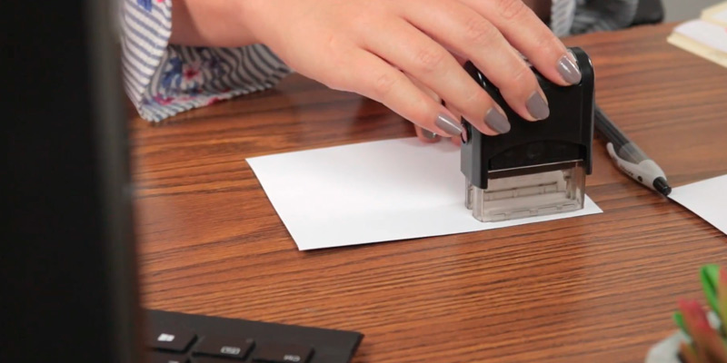 Review of ExcelMark Up to 3 Lines Custom Self-Inking Stamp