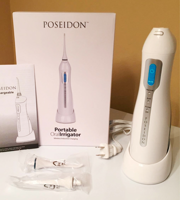 ToiletTree Products Poseidon Inductive Rechargeable Oral Irrigator with Charging Cradle - Bestadvisor