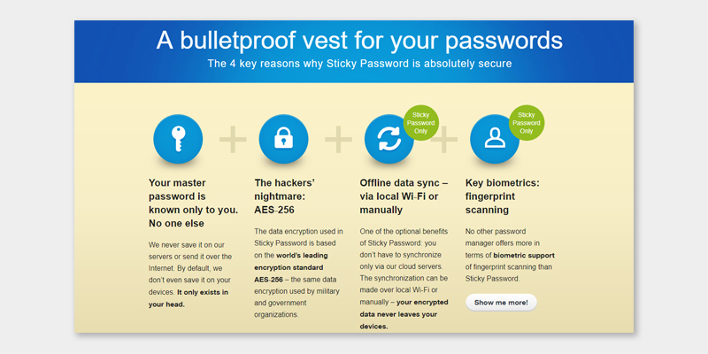 Detailed review of Sticky Password Premium - Bestadvisor